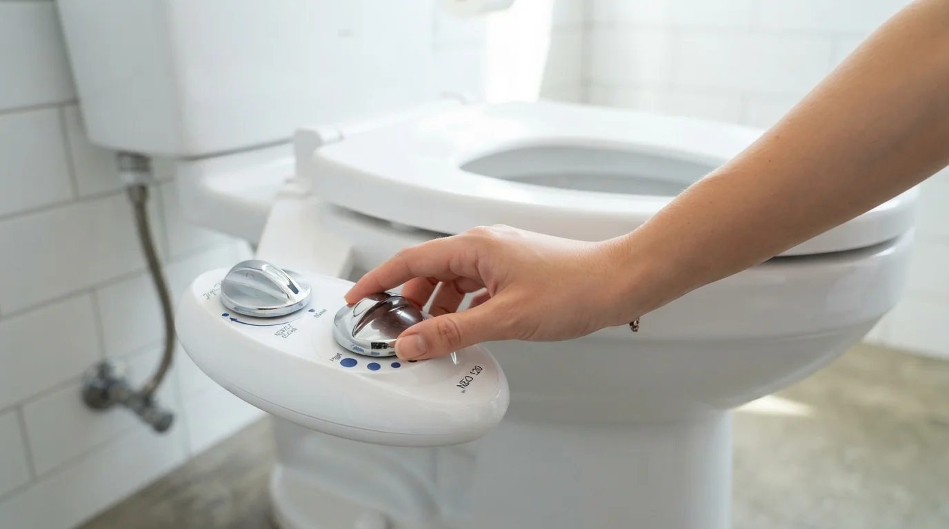 LUXE Bidet NEO 120 accessorio bidet per sedile wc ugello autopulente acqua fredda